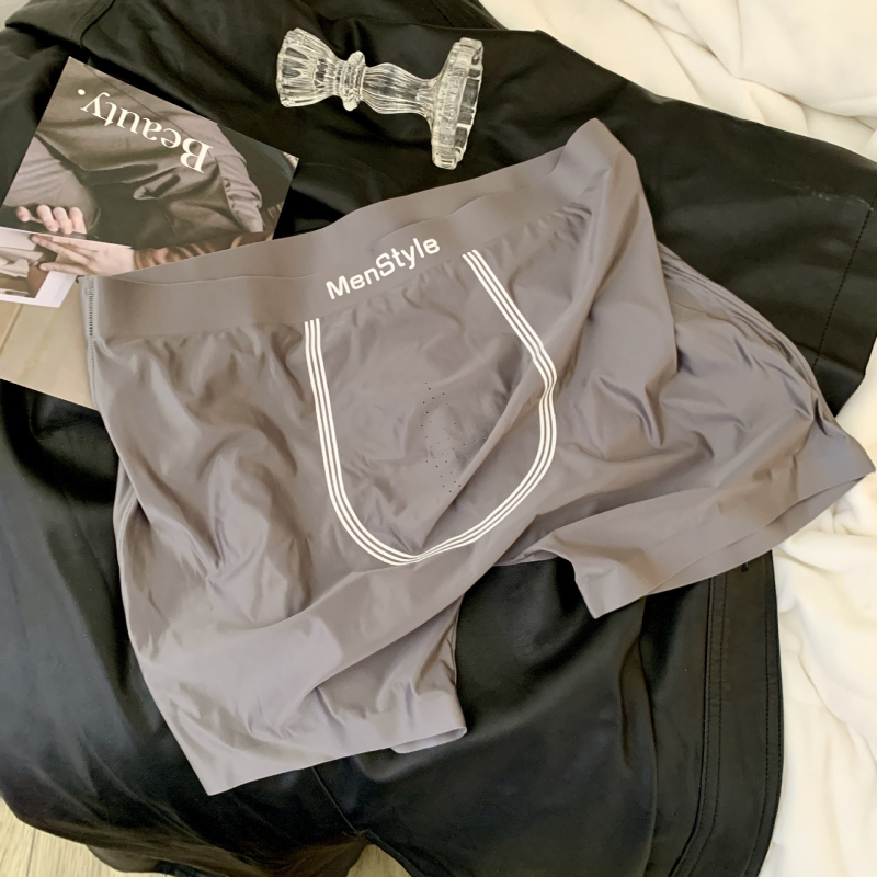 Muške antibakterijske bokserice od ice silk, boxerice sa srednjim porastom struka, ultra tanke i prozračne