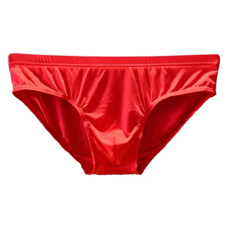 Muške gaće Ice Silk, prozračne, tanke, niskog struka