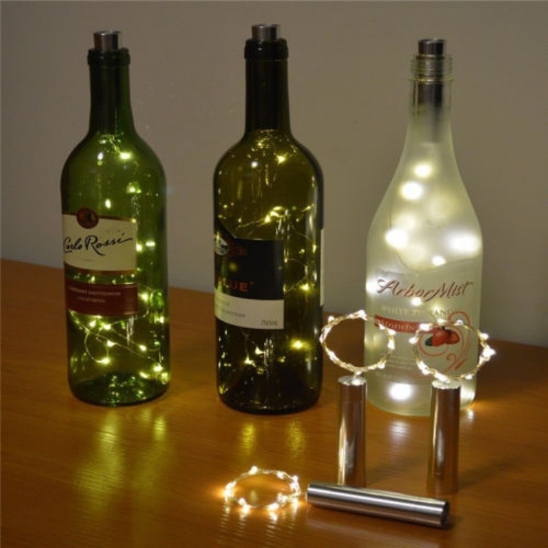 LED bakrena žica u obliku cvijeta za čep vina, ručna lampa za dekoraciju vjenčanja i Božića