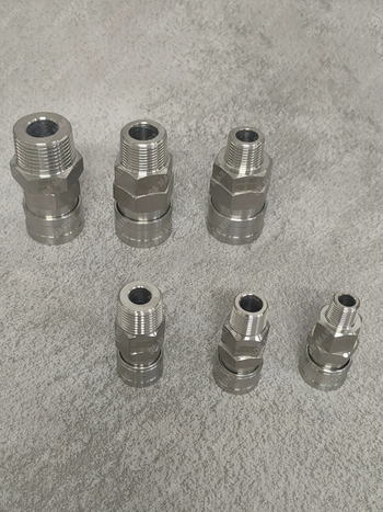 IMPA351322-27 Conector rapid din oțel inoxidabil 20SM-800SM Conector pneumatic întrerupător unidirecțional deschidere și închidere