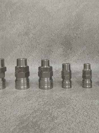 IMPA351322-27 Conector rapid din oțel inoxidabil 20SM-800SM Conector pneumatic întrerupător unidirecțional deschidere și închidere