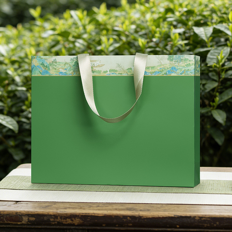 Cutie metalică cadou pentru ceai cu folie aurie – cutie goală de ambalare pentru ceai verde Mingqian Longjing, Maojian și Biluochun, capacitate 0,5 kg
