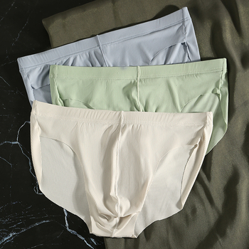 Muške gaćice s ribom uzorkom, Ice Silk, niska struka, klasičan kroj