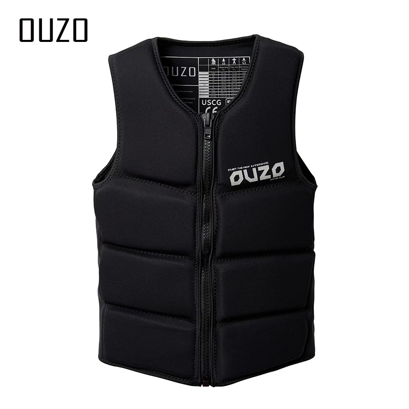 OUZO PVC prsluk za spašavanje za odrasle, unisex, visoke plovnosti, za rafting i surfanje