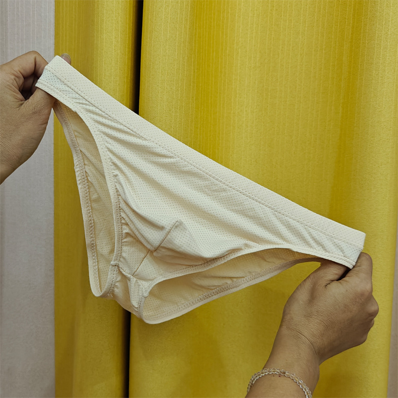 Muške gaćice s 3D U-konveksnim dizajnom, Ice Silk, prozračne, brzo sušeće, plus veličine