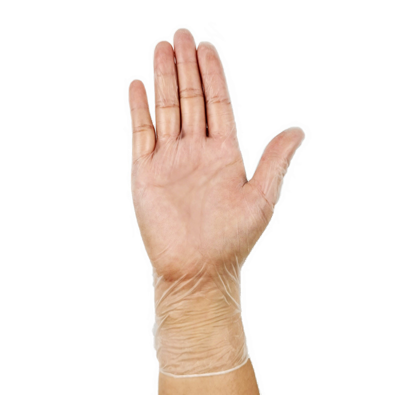 Mănuși de unică folosință din PVC transparente, fără pudră, de calitate alimentară, pentru cosmetică, vopsire păr, tatuaje, catering și cofetărie