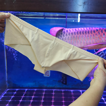 004 Muške gaćice s dizajnom U-kurve, seksi niska linija, Ice Silk, glatki dodir, djelomično pokriće bokova, uski kroj