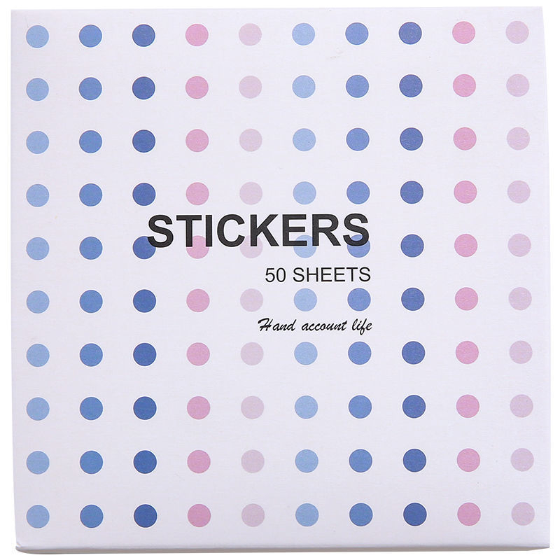 Sticker Morandi cu puncte pentru planner, etichete rotunde decorative, stil drăguț