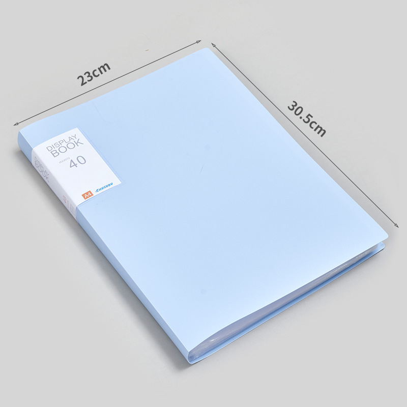 Dosar A4 transparent din PP cu buzunare de inserție; dosar pentru diplome și documente, dosar pentru partituri muzicale