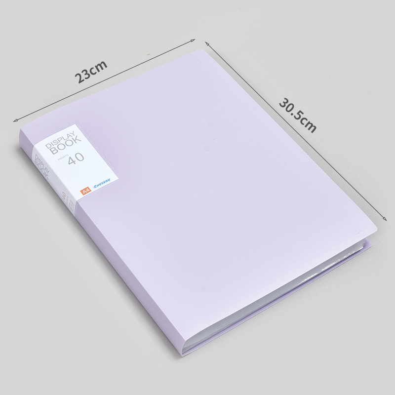 Dosar A4 transparent din PP cu buzunare de inserție; dosar pentru diplome și documente, dosar pentru partituri muzicale