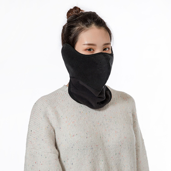 Zimska topla maska za zaštitu vrata i ušiju, potpuno pokrivanje, unisex za vožnju biciklom, 3u1 maska od polar fleece