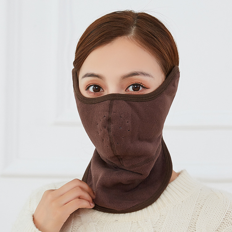 Zimska topla maska za zaštitu vrata i ušiju, potpuno pokrivanje, unisex za vožnju biciklom, 3u1 maska od polar fleece