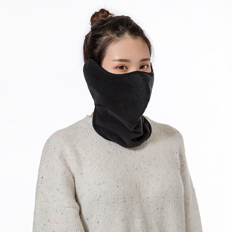 Zimska topla maska za zaštitu vrata i ušiju, potpuno pokrivanje, unisex za vožnju biciklom, 3u1 maska od polar fleece