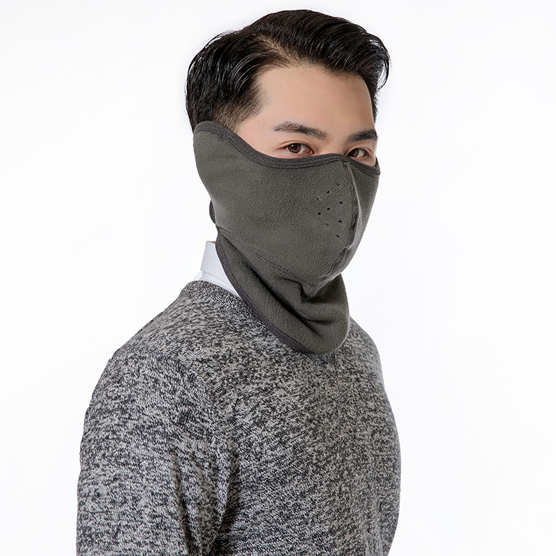 Zimska topla maska za zaštitu vrata i ušiju, potpuno pokrivanje, unisex za vožnju biciklom, 3u1 maska od polar fleece