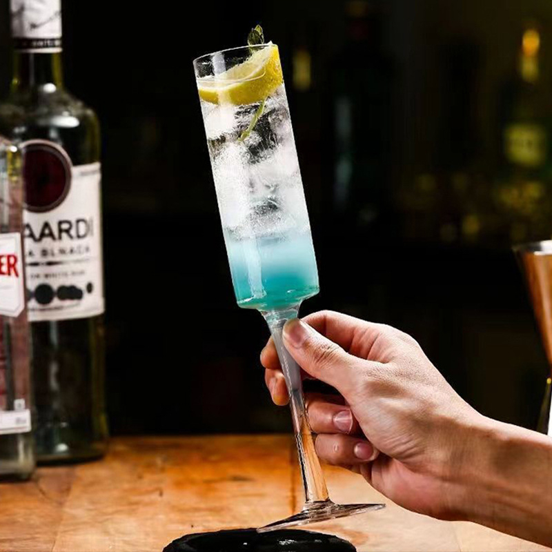 Pahar de șampanie din plastic, 180 ml – pahar de cocktail pentru petreceri și baruri