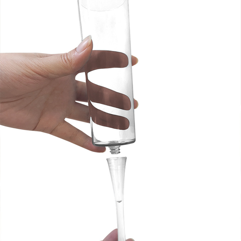 Pahar de șampanie din plastic, 180 ml – pahar de cocktail pentru petreceri și baruri