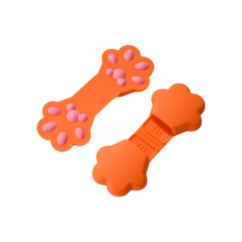 Protector deget din silicon, design labă de pisică, accesoriu bucătărie rezistent la căldură pentru cuptor cu microunde, rezistent la ulei și murdărie, anti-arsuri, clips pentru cartofi