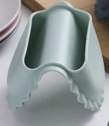 Găngi izolație termică TPR, în formă de dumpling, pentru cuptor cu microunde și gătit, protecție anti arsură la temperaturi înalte, cu clips pentru mănuși