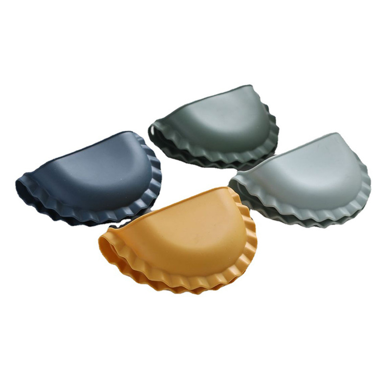 Găngi izolație termică TPR, în formă de dumpling, pentru cuptor cu microunde și gătit, protecție anti arsură la temperaturi înalte, cu clips pentru mănuși