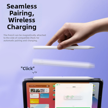 Mágneses töltésű iPad stylus – Kompatibil az Apple Pencil-le, iPad és érintőképernyős eszközökhöz