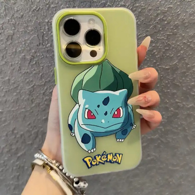 Pokémon anime 2-u-1 jelly futrola za iPhone 11–14 Pro/Pro Max, matni dojam, zaštita od padova