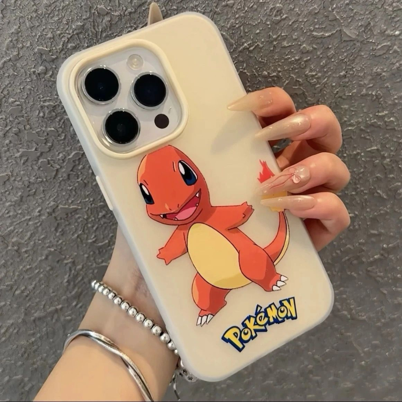 Pokémon anime 2-u-1 jelly futrola za iPhone 11–14 Pro/Pro Max, matni dojam, zaštita od padova