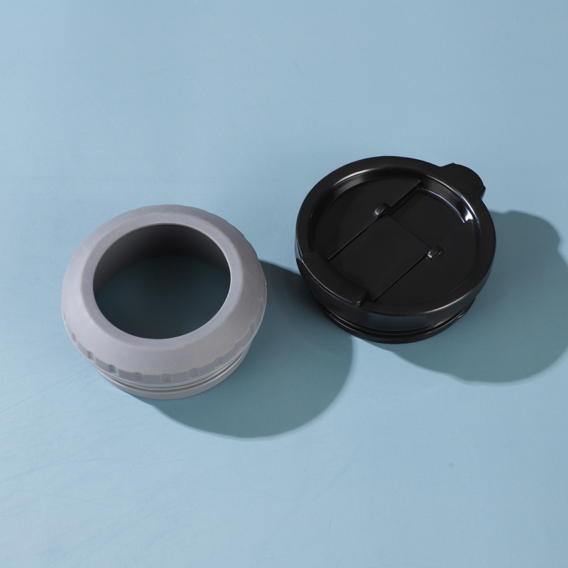 Capac de pahar din plastic pentru mașină, 14 oz, etanș și anti-scurgere, cu capac flip și capac rotativ