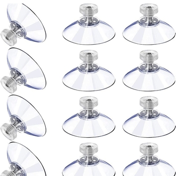 Good 40mm διαφανής suction cup με βίδες για κρεβάκι γάτας, 304 διαφανές παξιμάδι με βίδα, M4/M8