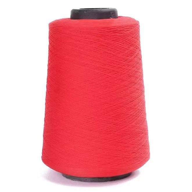Good Leaves fir poliester pentru overlock, 150D, cu elasticitate redusă, bobină mare 500 g, negru și alb