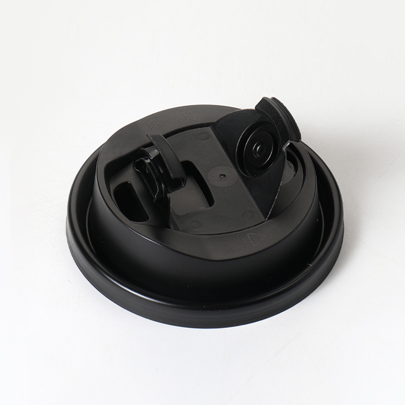 Ceșcuță de ceai cu lapte, de unică folosință, diametru 90 mm, capac turnat în formă de fluture, pentru pahar din carton de cafea, capac universal etanș pentru take-away