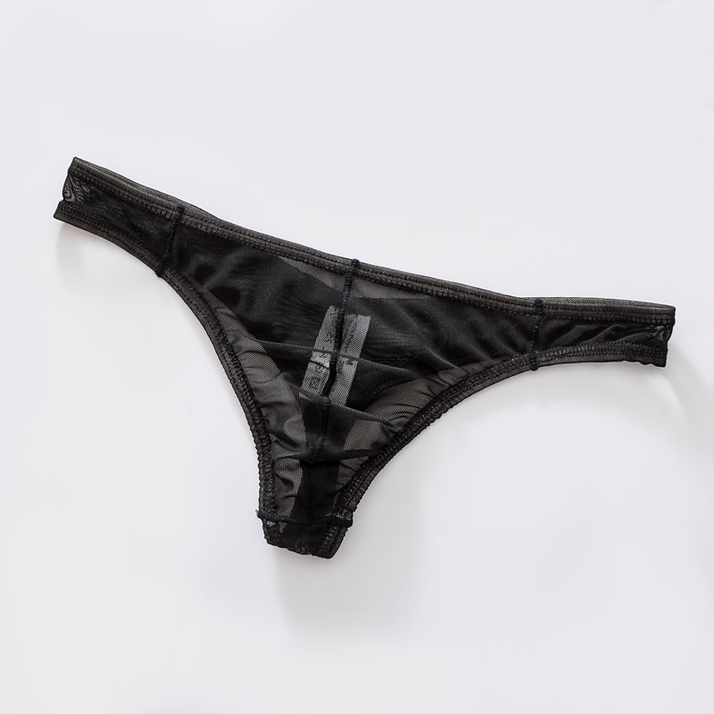 Muške gaćice s kontrolom trbuha, retro thong bikini od mrežastog materijala, niska struka, za parove