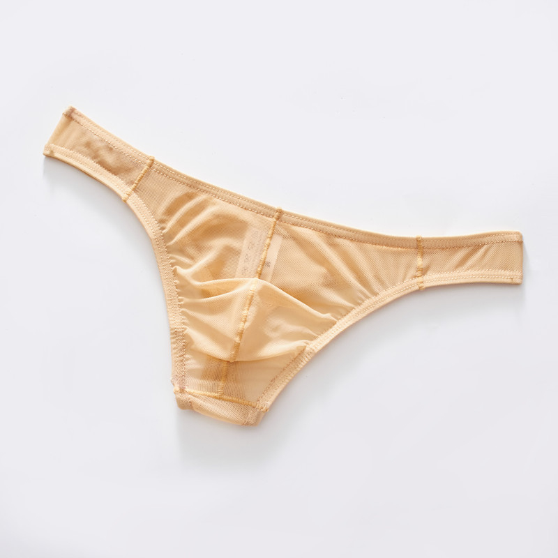 Muške gaćice s kontrolom trbuha, retro thong bikini od mrežastog materijala, niska struka, za parove