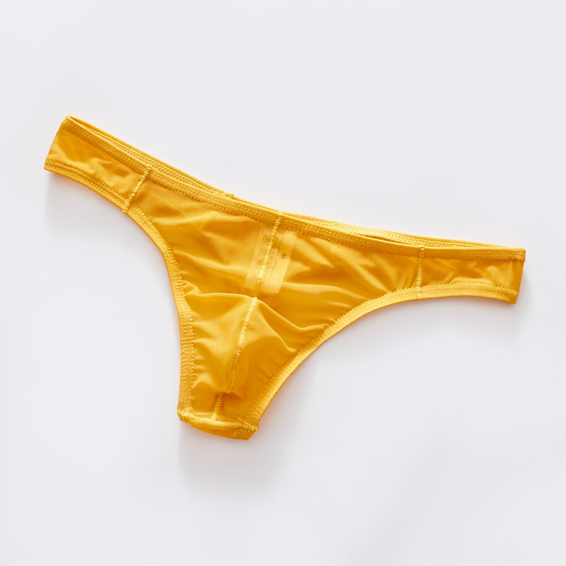 Muške gaćice s kontrolom trbuha, retro thong bikini od mrežastog materijala, niska struka, za parove