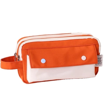 Blue Fruit Pen Case cu mai multe straturi, boabe colorate ca bomboane curcubeu, model vară 2025, pentru fete și băieți, rechizite școlare