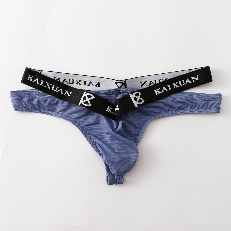 Muški tanga od prozračne mrežaste tkanine ice silk, udoban i seksi za ljeto