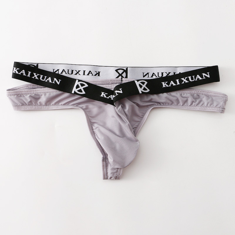 Muški tanga od prozračne mrežaste tkanine ice silk, udoban i seksi za ljeto
