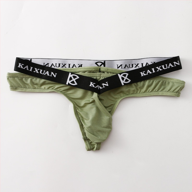 Muški tanga od prozračne mrežaste tkanine ice silk, udoban i seksi za ljeto