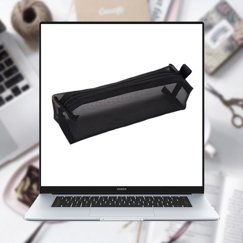MUJI penar nylon, cutie de papetărie, design minimalist, capacitate mare