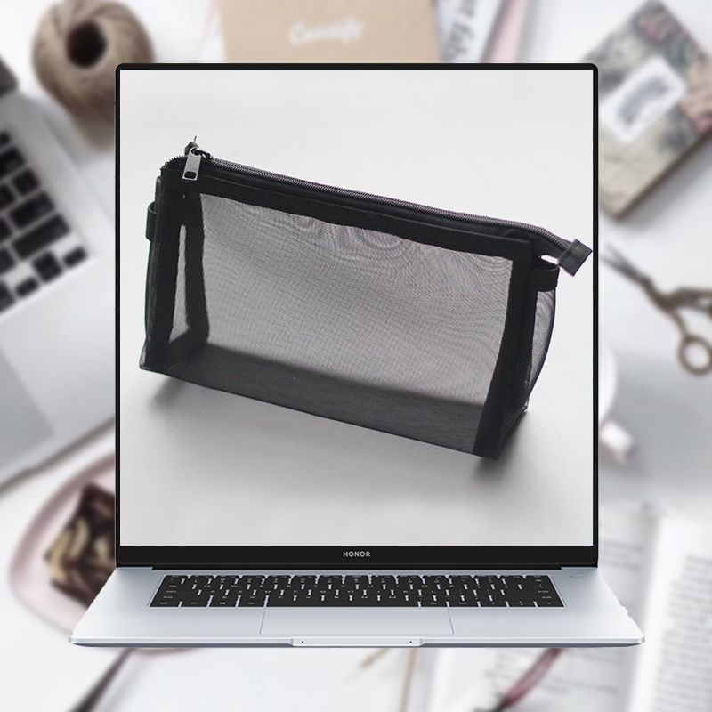 MUJI penar nylon, cutie de papetărie, design minimalist, capacitate mare