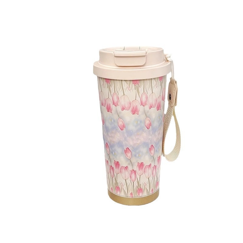 Set de căni izolate din oțel inoxidabil pentru cupluri — căni de birou portabile pentru cafea și apă, pentru exterior