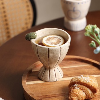 Ceașcă ceramică de înaltă calitate pentru uz casnic, înaltă și cu mâner, drăguță pentru cafea, pentru suc sau apă