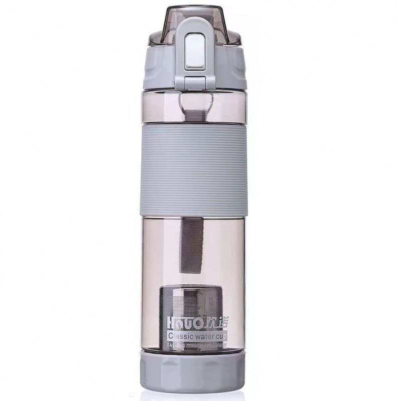 Cupă din plastic creativă, portabilă, cu filtru și separator pentru ceai, sticlă de apă pentru sport, protecție împotriva arsurilor