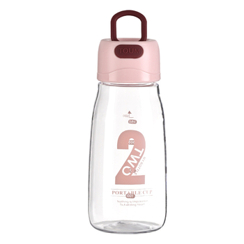 Sticlă de plastic cu mâner și strecurător, design spațial, pentru elevi