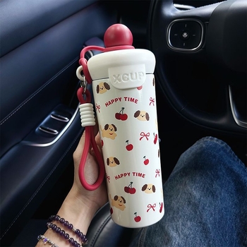 Cana termoizolantă din oțel inoxidabil 316, pereți dubli vid, design modern, capacitate mare, bidon sport pentru apă