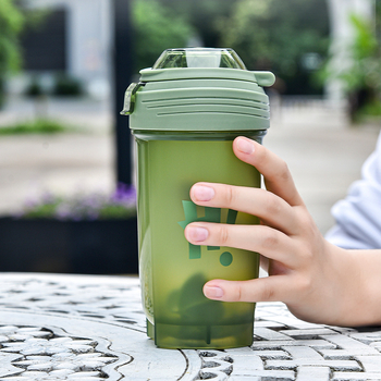 Cupe shaker din PP, plastic alimentar, rezistent la temperaturi înalte, capacitate mare, pentru sport și fitness, cu logo personalizat