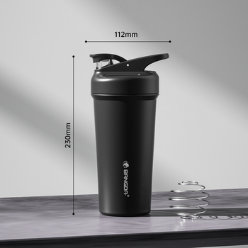 Bangda shaker fitness din oțel inoxidabil 316, cu marcaj de măsurare, capacitate mare, izolație în vid pentru amestecarea pudrei de proteine