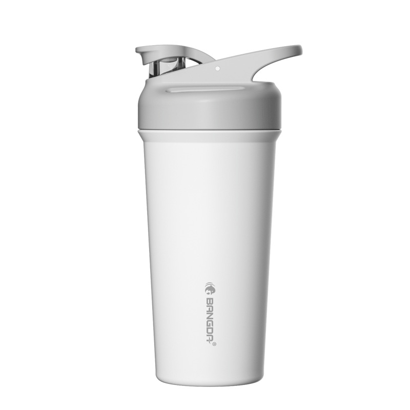 Bangda shaker fitness din oțel inoxidabil 316, cu marcaj de măsurare, capacitate mare, izolație în vid pentru amestecarea pudrei de proteine