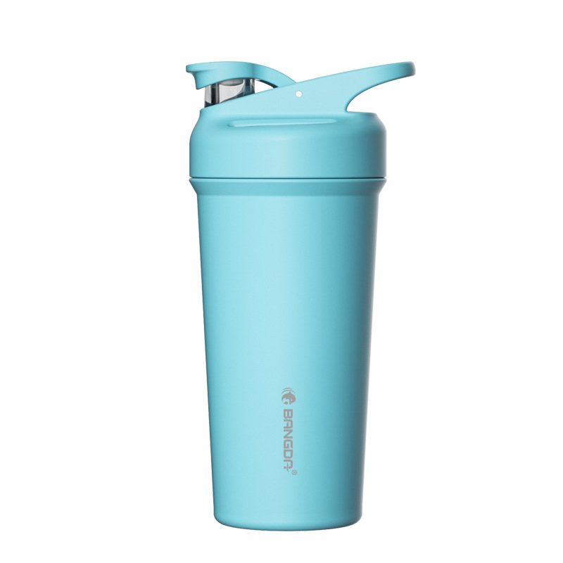 Bangda shaker fitness din oțel inoxidabil 316, cu marcaj de măsurare, capacitate mare, izolație în vid pentru amestecarea pudrei de proteine