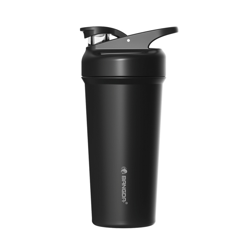 Bangda shaker fitness din oțel inoxidabil 316, cu marcaj de măsurare, capacitate mare, izolație în vid pentru amestecarea pudrei de proteine