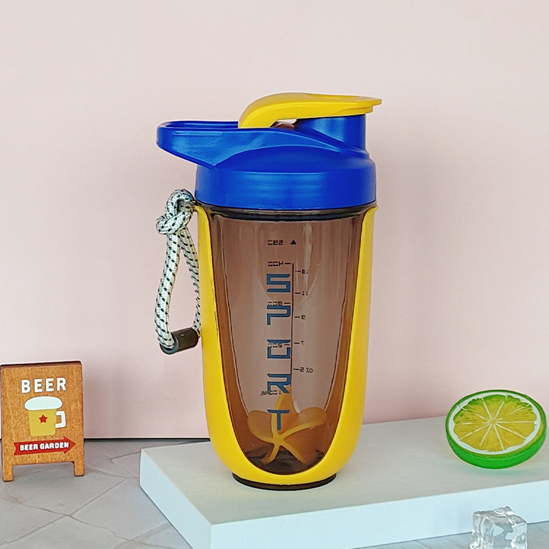 Cană shaker portabilă cu capacitate mare, rezistentă la căderi, pentru birou, școală și activități sportive